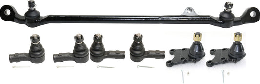 7-Piece Kit Front Suspension Kit, Includes (2) Ball Joint, (1) Center Link and (4) Tie Rod End