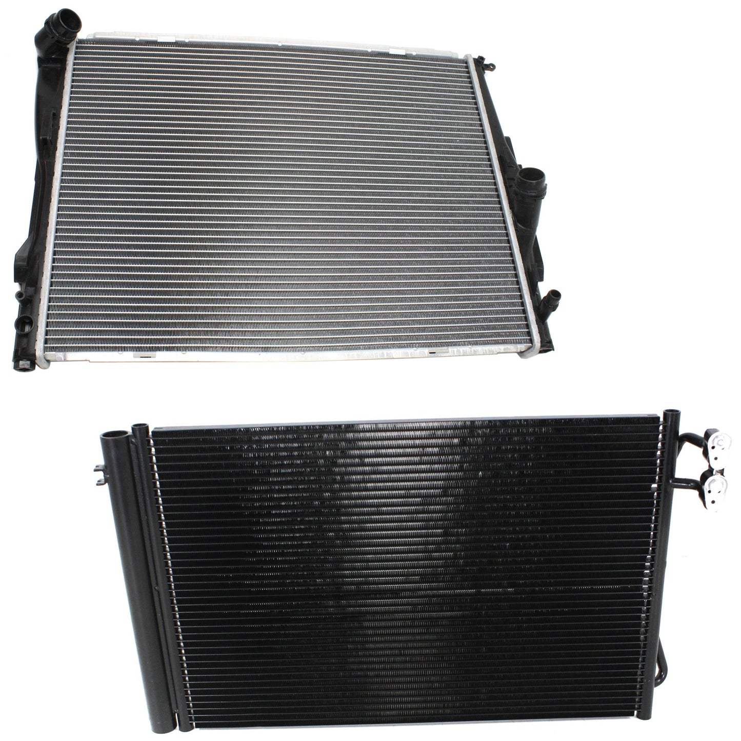 2-Piece Kit Radiator, 3.0L Eng., Plastic Tank, Includes (1) A/C Condenser and (1) Radiator