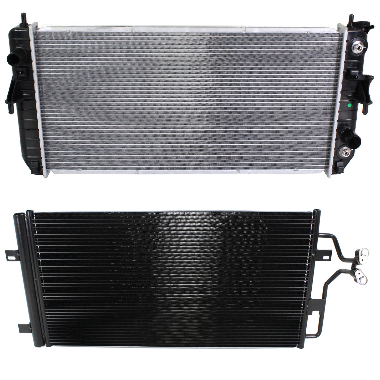 2-Piece Kit Radiator, 3.8L, 6Cyl, Includes (1) A/C Condenser and (1) Radiator
