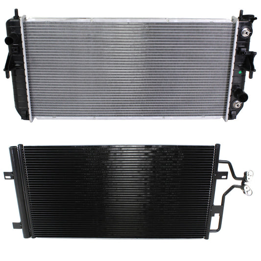 2-Piece Kit Radiator, 3.8L, 6Cyl, Includes (1) A/C Condenser and (1) Radiator