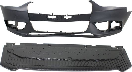 2-Piece Kit, Front Primed Bumper Cover, Includes (1) Bumper Cover and (1) Valance