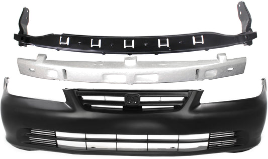3-Piece Kit, Front Primed Bumper Cover, Includes (1) Bumper Absorber, (1) Bumper Cover, and (1) Bumper Retainer