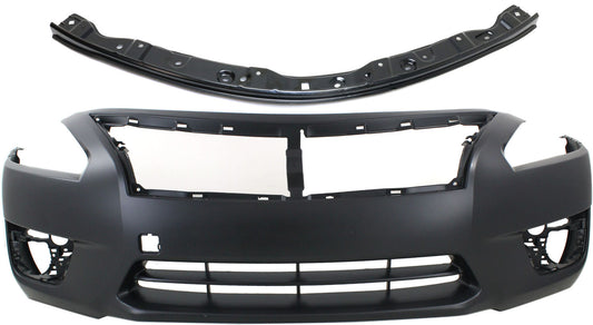 2-Piece Kit, Front Primed Bumper Cover, Includes (1) Bumper Cover and (1) Bumper Retainer