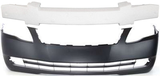 2-Piece Kit, Front Primed Bumper Cover, Includes (1) Bumper Absorber and (1) Bumper Cover
