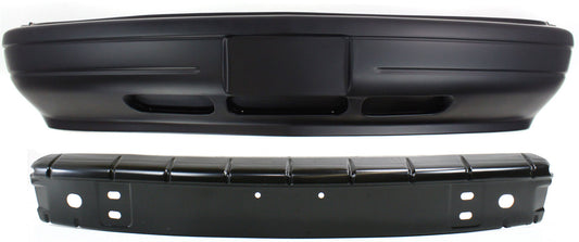 2-Piece Kit, Front Primed Bumper Cover, Includes (1) Bumper Cover and (1) Bumper Reinforcement