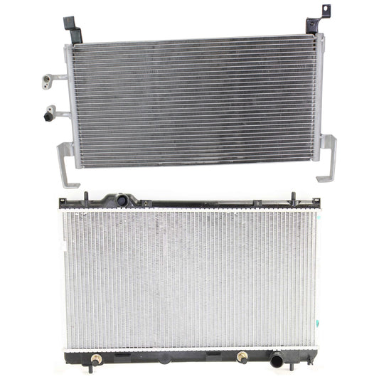 2-Piece Kit Radiator, 2.0L, 4Cyl, Includes (1) A/C Condenser and (1) Radiator
