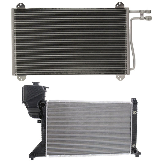 2-Piece Kit Radiator, 2.7L, 5Cyl, Includes (1) A/C Condenser and (1) Radiator
