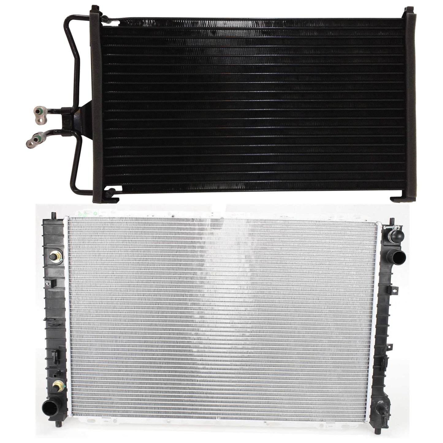 2-Piece Kit Radiator, 3.0L, 6Cyl, Includes (1) A/C Condenser and (1) Radiator