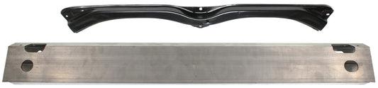 2-Piece Kit Front Bumper Reinforcement, Aluminum, Includes (1) Bumper Bracket and (1) Bumper Reinforcement