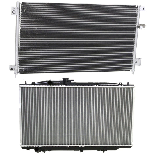 2-Piece Kit Radiator, 3.0L, 6Cyl, Includes (1) A/C Condenser and (1) Radiator