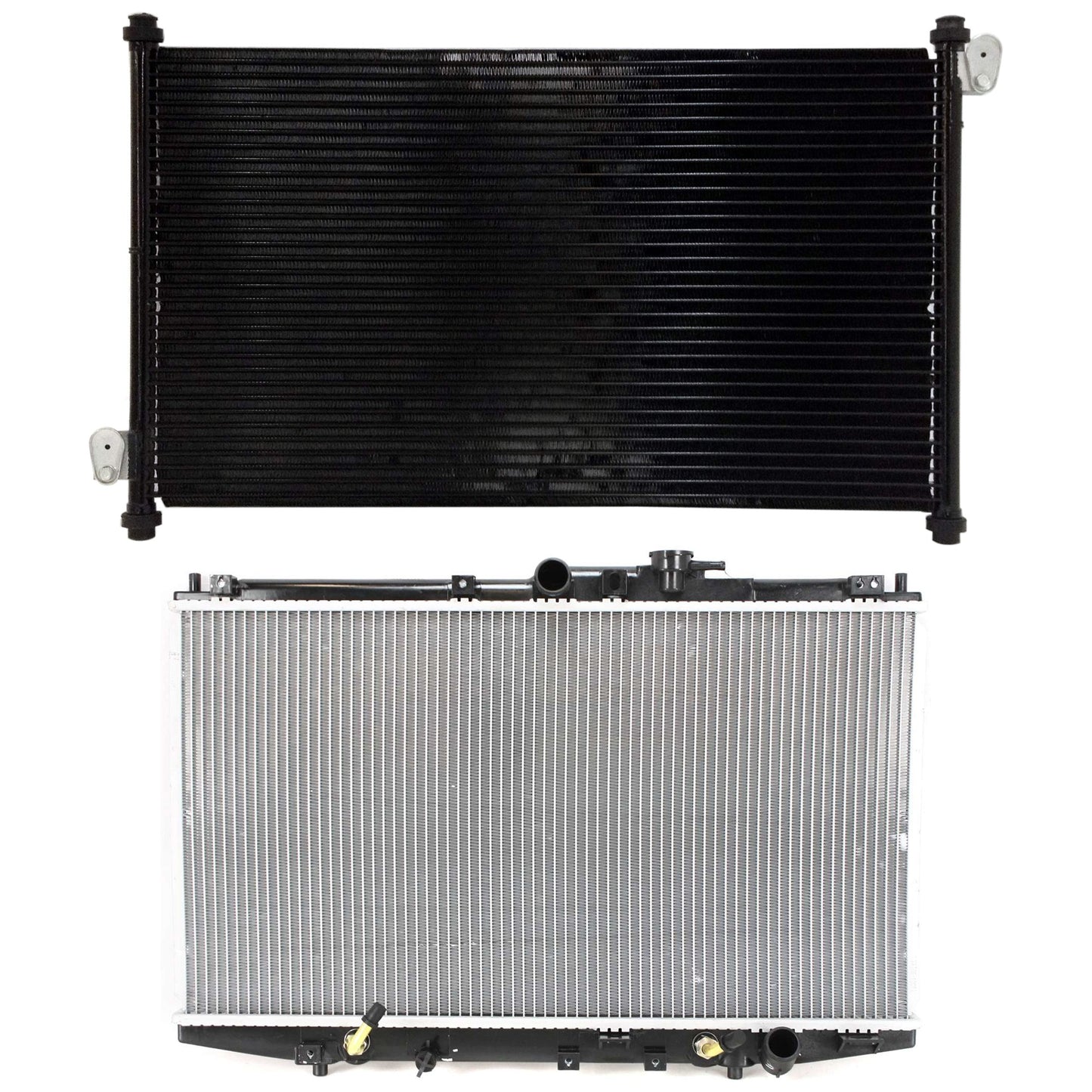 2-Piece Kit Radiator, 2.3L, 4Cyl, Includes (1) A/C Condenser and (1) Radiator