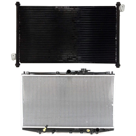 2-Piece Kit Radiator, 2.3L, 4Cyl, Includes (1) A/C Condenser and (1) Radiator