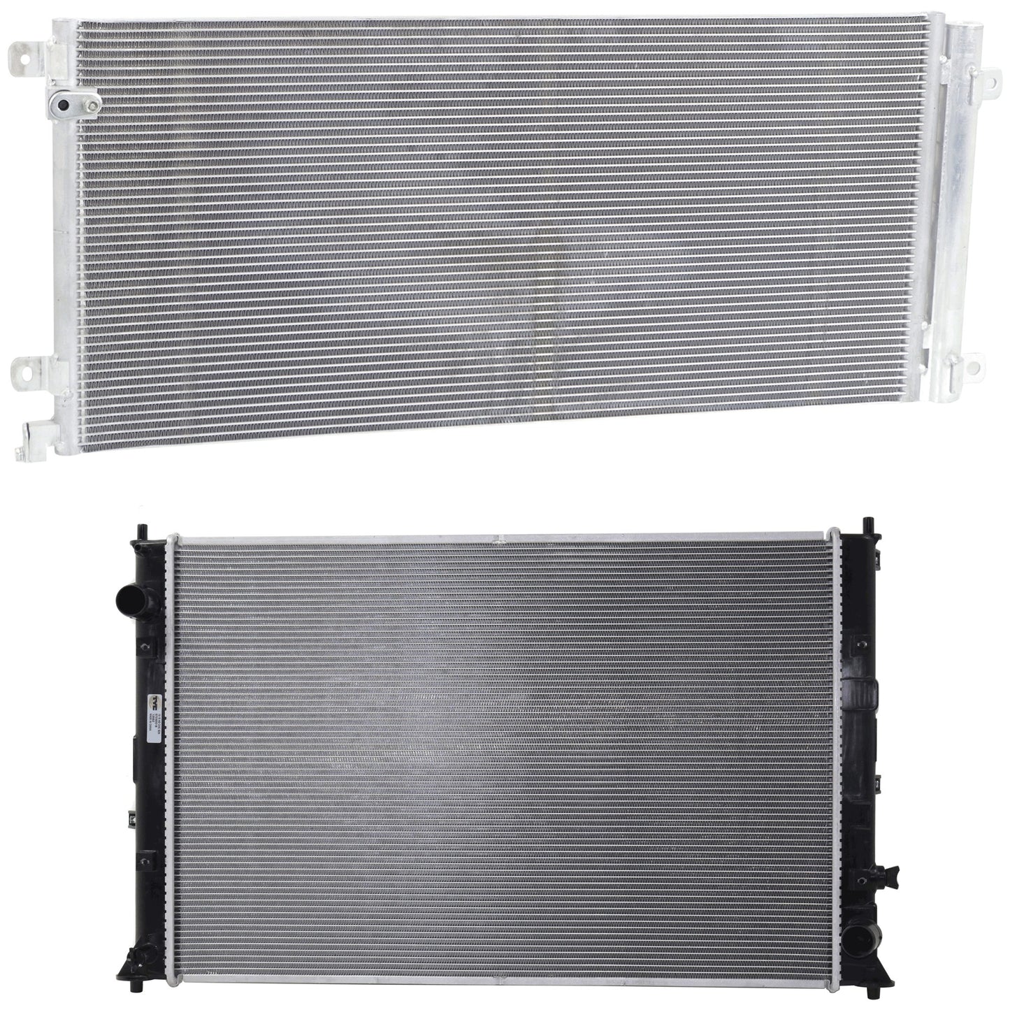 2-Piece Kit Radiator, 1.5L, 4Cyl, Includes (1) A/C Condenser and (1) Radiator