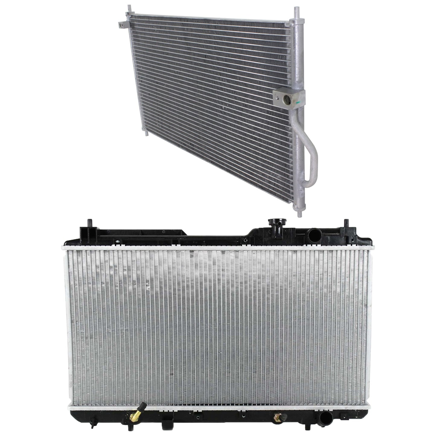 2-Piece Kit Radiator, 2.0L, 4Cyl, Includes (1) A/C Condenser and (1) Radiator