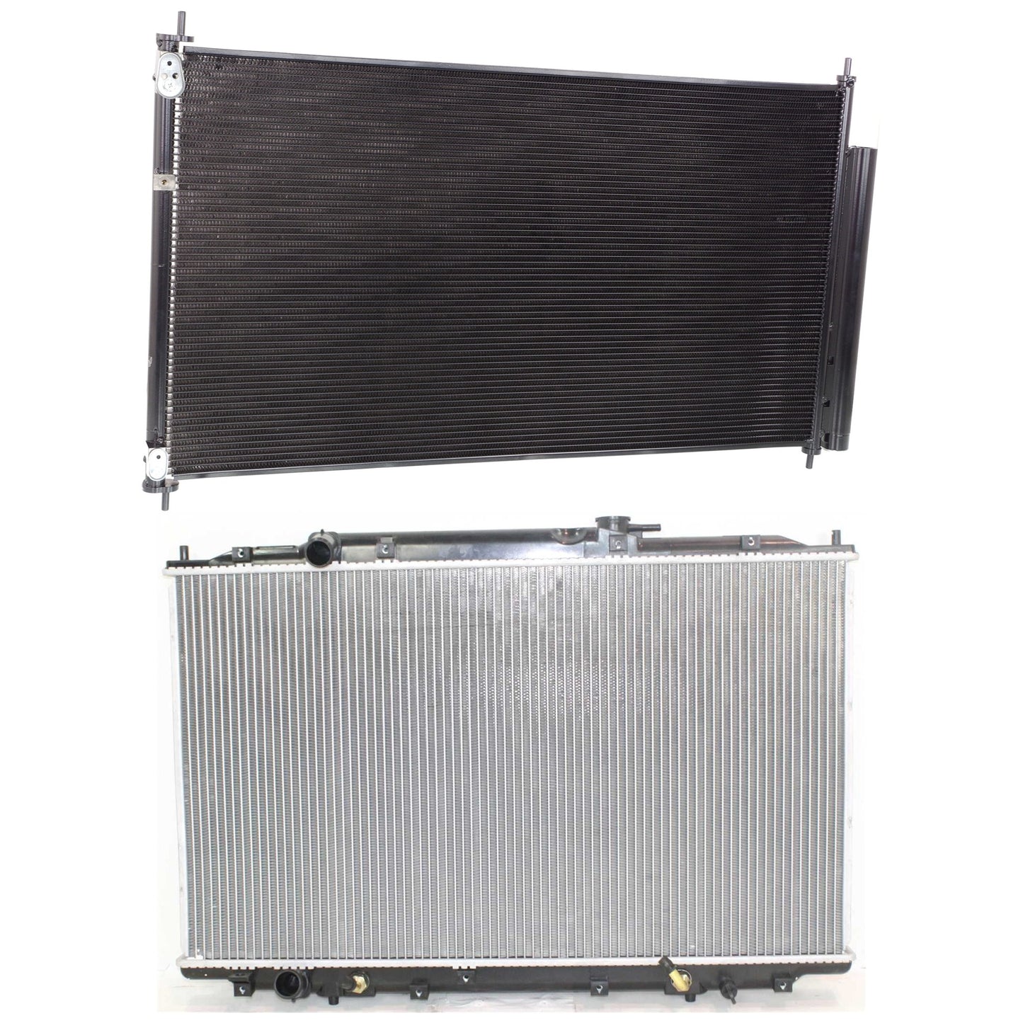 2-Piece Kit Radiator, 3.5L, 6Cyl, Includes (1) A/C Condenser and (1) Radiator