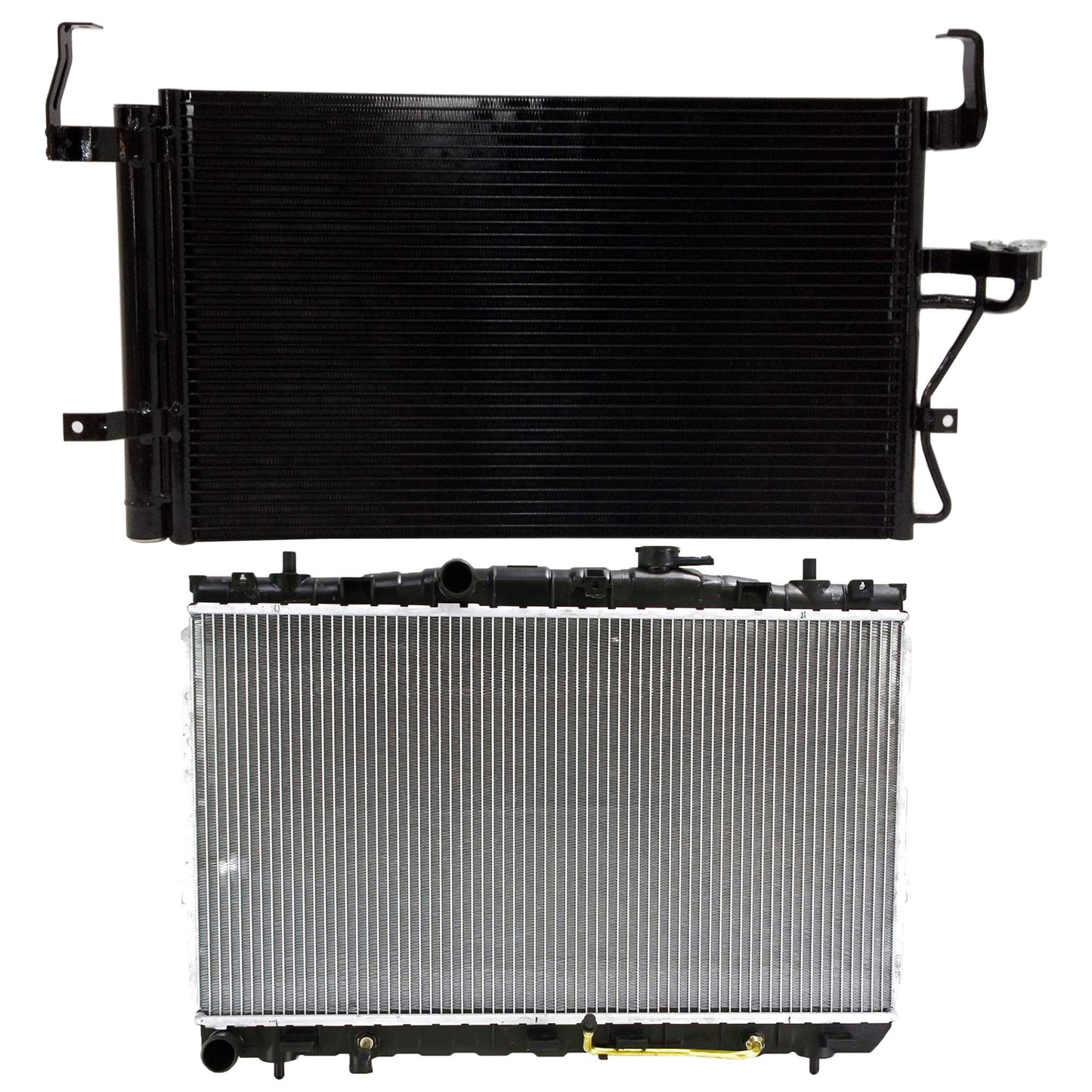 2-Piece Kit Radiator, 2.0L, 4Cyl, Includes (1) A/C Condenser and (1) Radiator