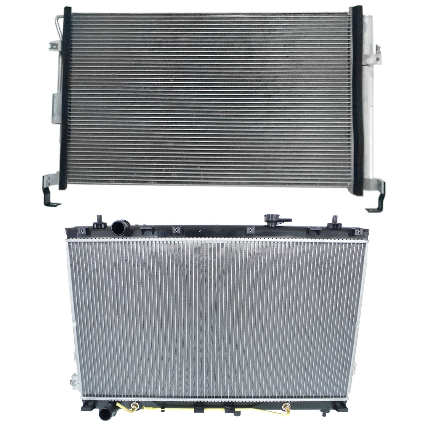 2-Piece Kit Radiator, 3.8L, 6Cyl, Includes (1) A/C Condenser and (1) Radiator