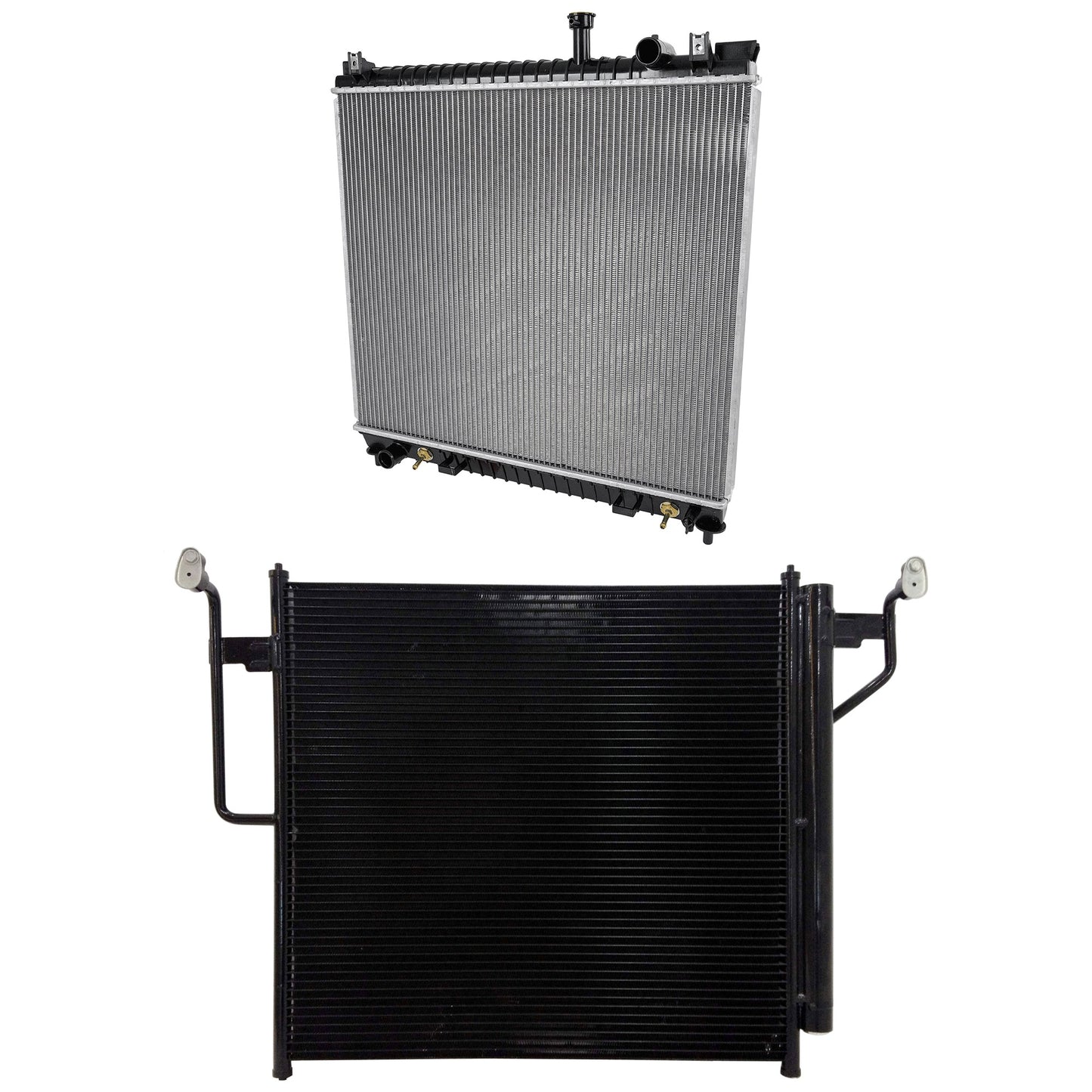 2-Piece Kit Radiator, 5.6L, 8Cyl, Includes (1) A/C Condenser and (1) Radiator