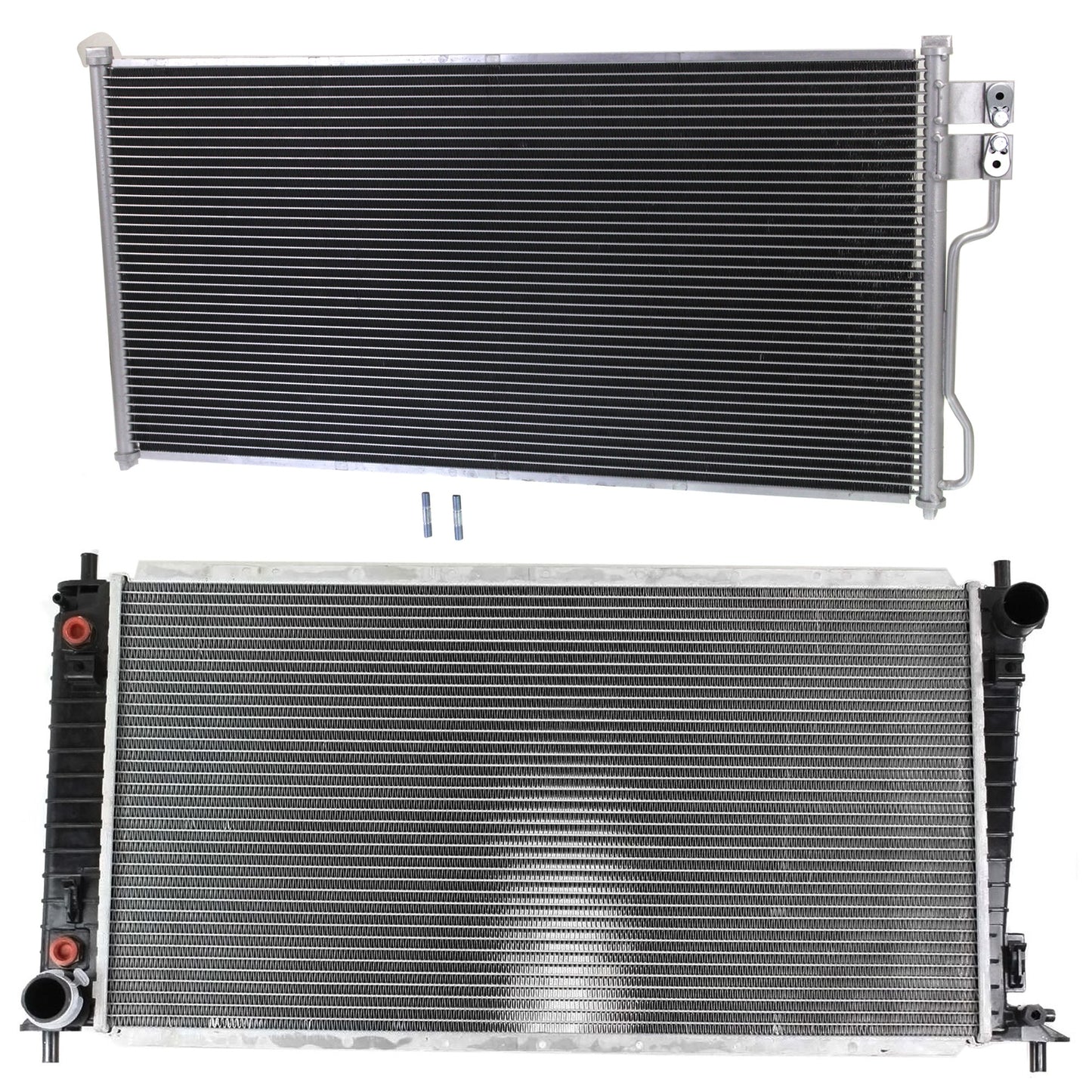 2-Piece Kit Radiator, 5.4L, 8Cyl, Includes (1) A/C Condenser and (1) Radiator