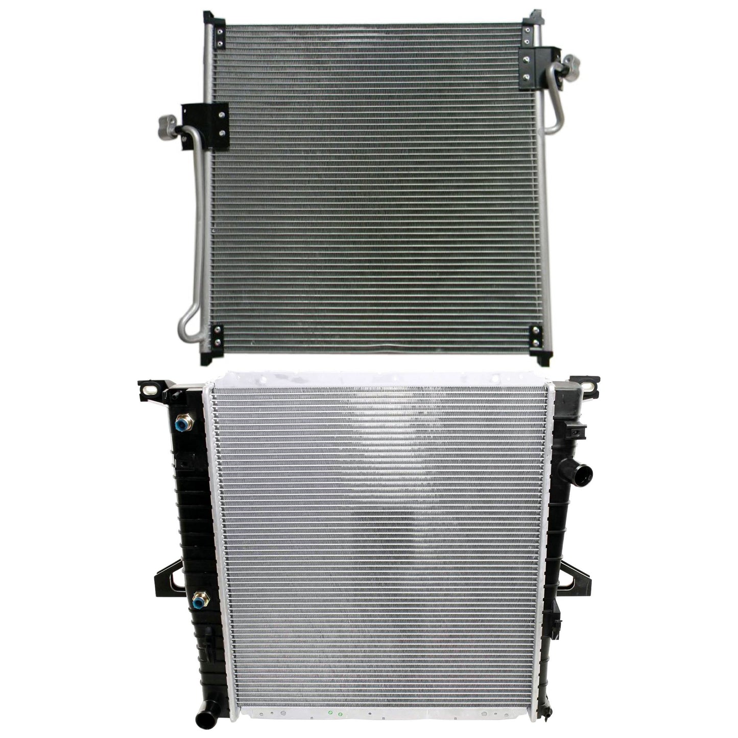 2-Piece Kit Radiator, 2.3L, 4Cyl, Includes (1) A/C Condenser and (1) Radiator