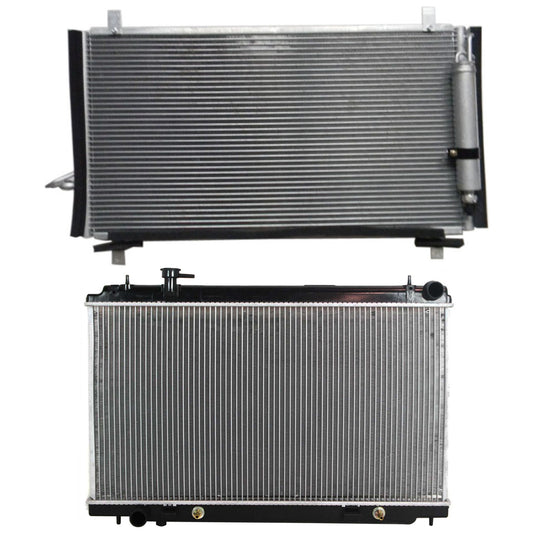2-Piece Kit Radiator, 3.5L, 6Cyl, Includes (1) A/C Condenser and (1) Radiator