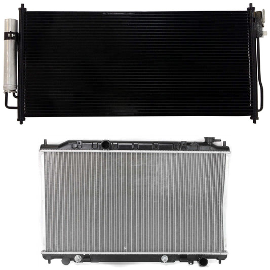 2-Piece Kit Radiator, 3.5L, 6Cyl, Includes (1) A/C Condenser and (1) Radiator
