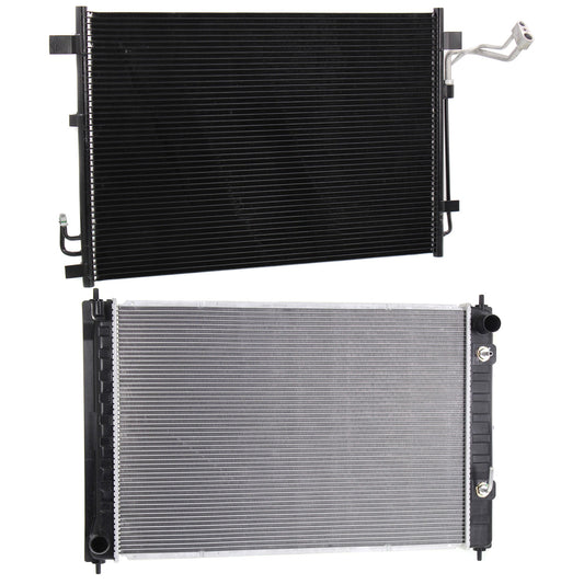 2-Piece Kit Radiator, 3.5L, 6Cyl, Includes (1) A/C Condenser and (1) Radiator