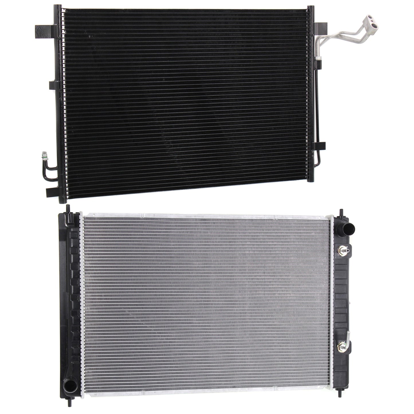 2-Piece Kit Radiator, 3.5L, 6Cyl, Includes (1) A/C Condenser and (1) Radiator
