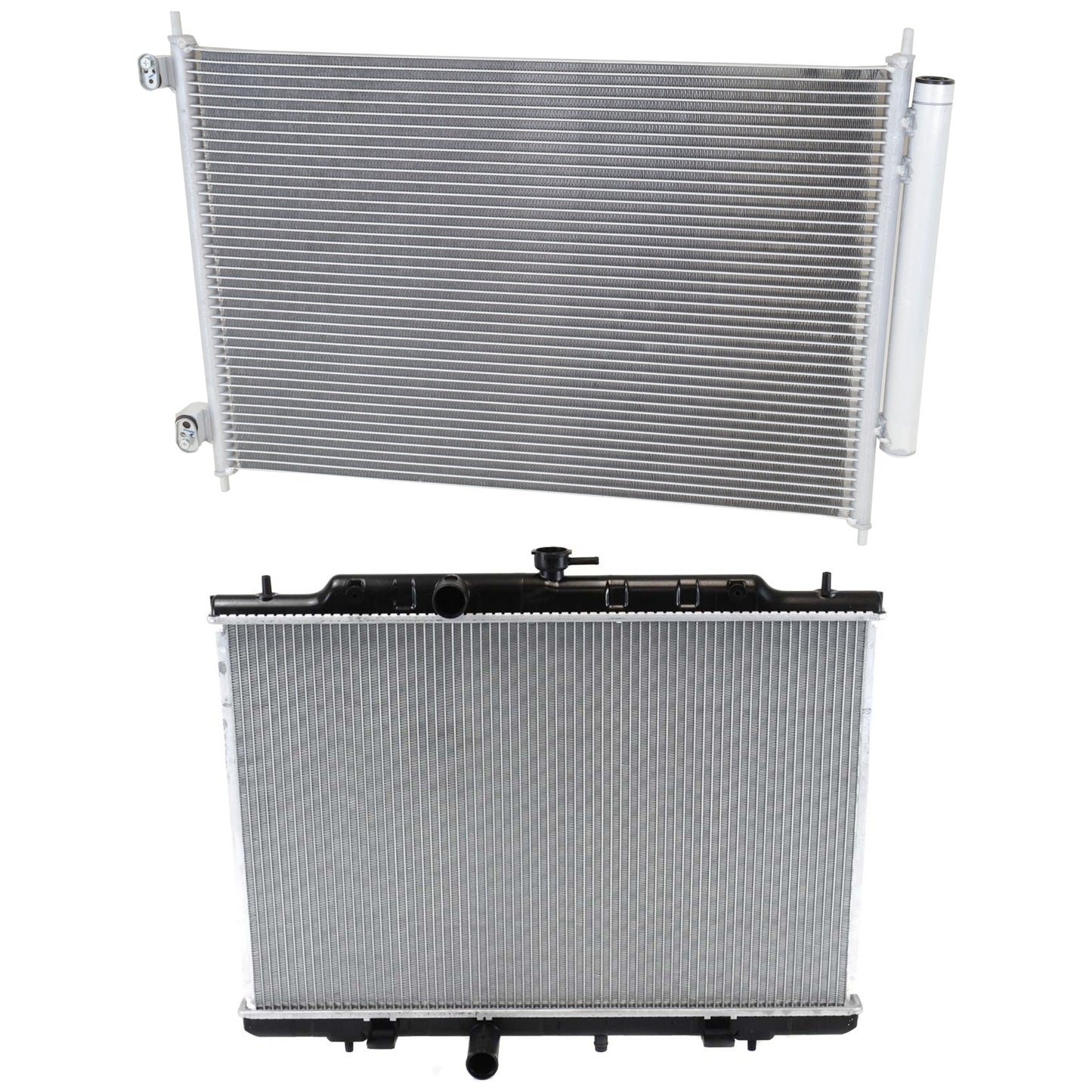 2-Piece Kit Radiator, 2.5L, 4Cyl, Includes (1) A/C Condenser and (1) Radiator