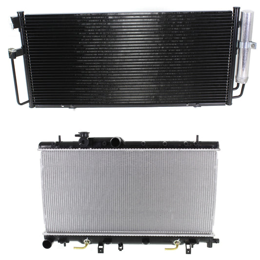 2-Piece Kit Radiator, 2.5L, 4Cyl, Includes (1) A/C Condenser and (1) Radiator
