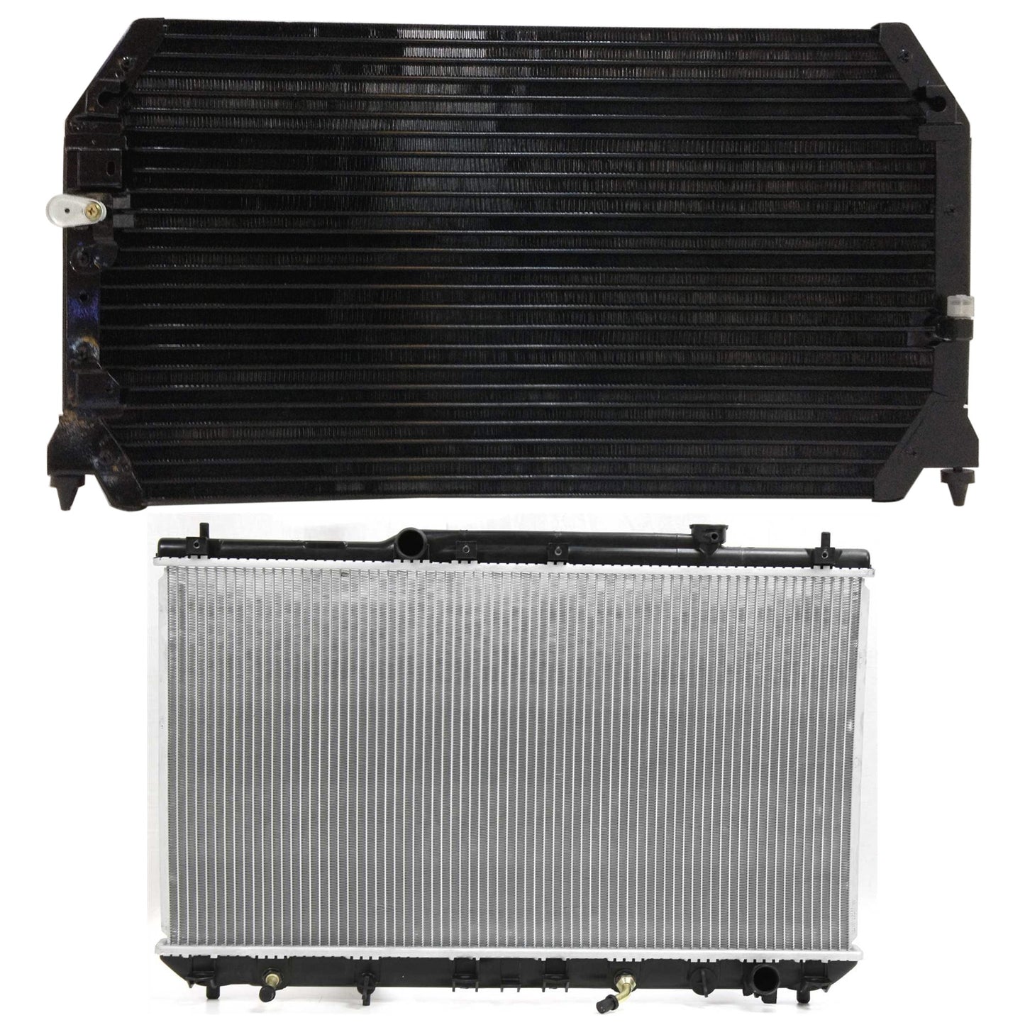 2-Piece Kit Radiator, 2.2L, 4Cyl, Includes (1) A/C Condenser and (1) Radiator
