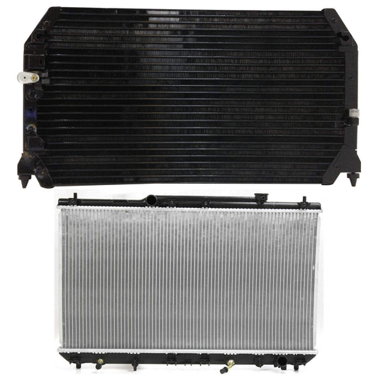 2-Piece Kit Radiator, 2.2L, 4Cyl, Includes (1) A/C Condenser and (1) Radiator