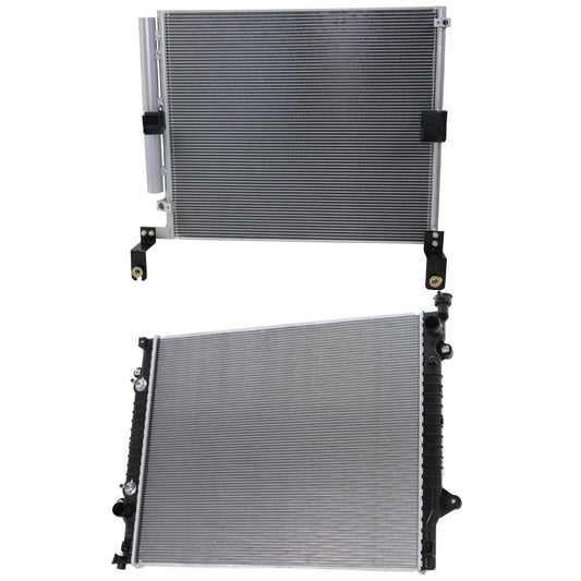 2-Piece Kit Radiator, 3.5L, 6Cyl, Includes (1) A/C Condenser and (1) Radiator