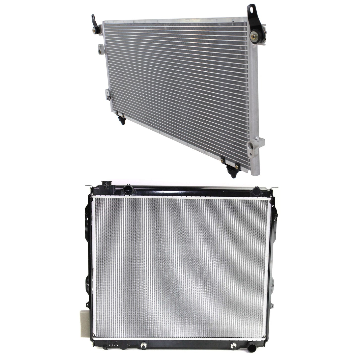 2-Piece Kit Radiator, 4.7L, 8Cyl, Includes (1) A/C Condenser and (1) Radiator