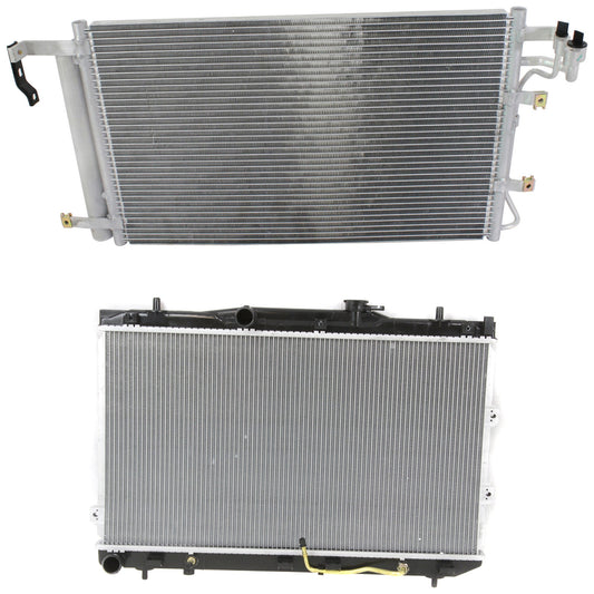 2-Piece Kit Radiator, 2.0L, 4Cyl, Includes (1) A/C Condenser and (1) Radiator