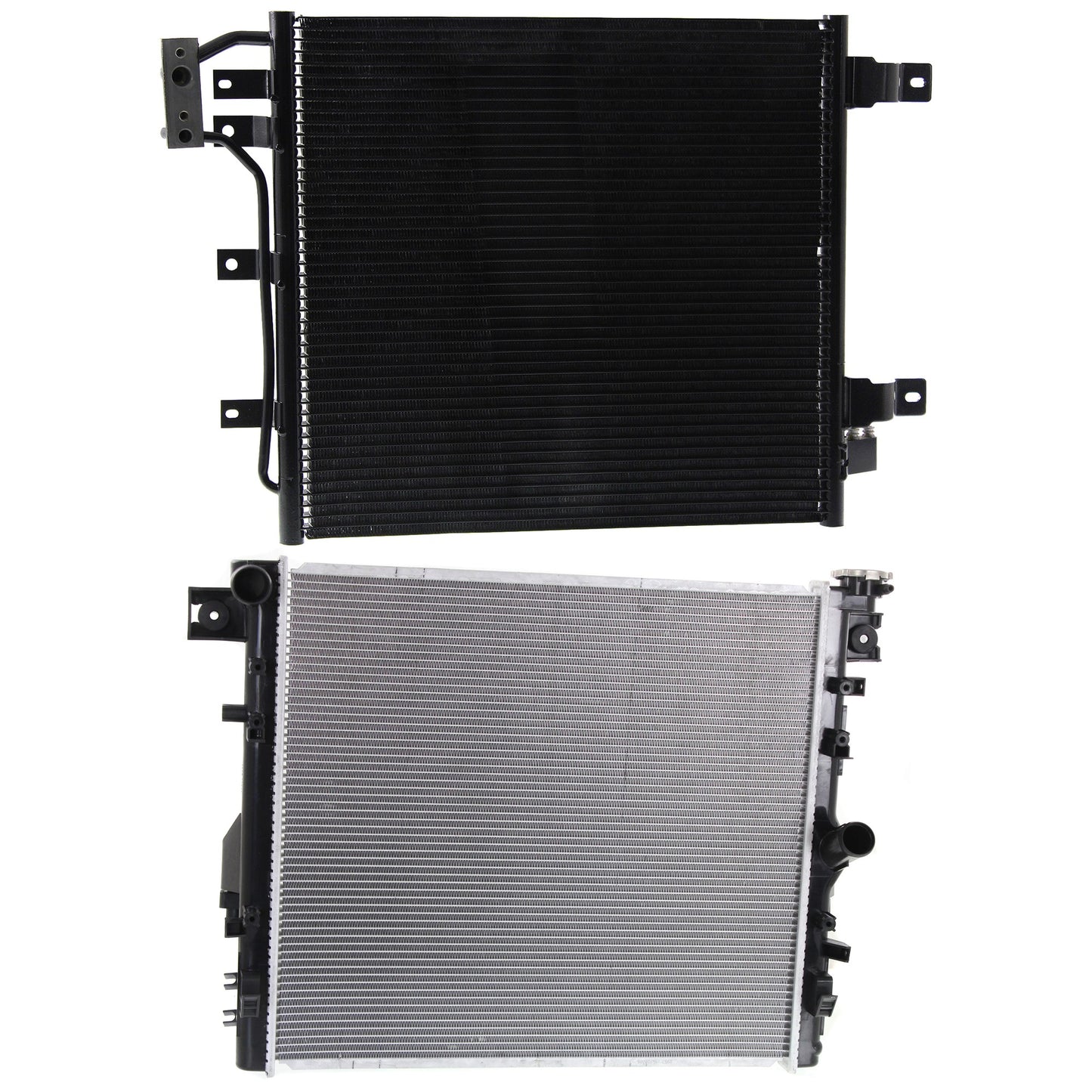 2-Piece Kit Radiator, 3.6L, 6Cyl, Includes (1) A/C Condenser and (1) Radiator