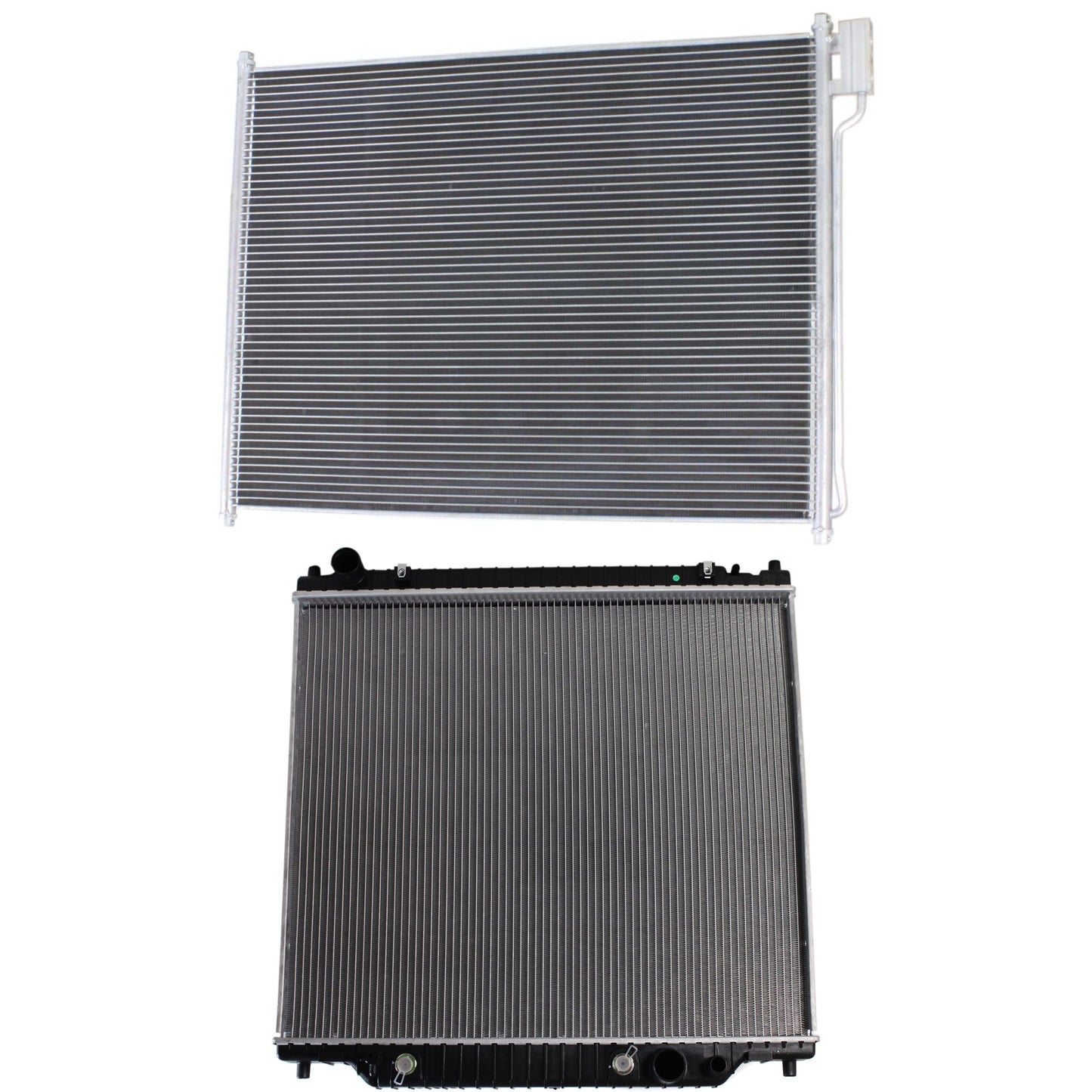2-Piece Kit Radiator, 5.4L, 8Cyl, Includes (1) A/C Condenser and (1) Radiator