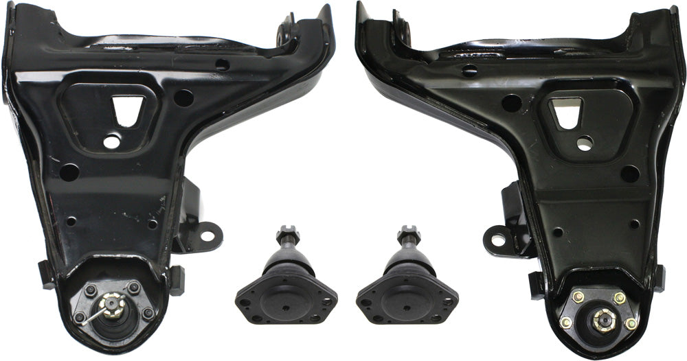 4-Piece Kit Front, Driver and Passenger Side, Lower Control Arm Kit, Includes (2) Ball Joint and (2) Control Arm