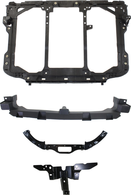 4-Piece Kit, Radiator Support Assembly, Center, and Upper Tie Bar, Includes (4) Radiator Support