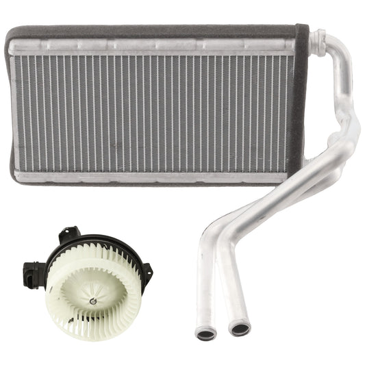 2-Piece Kit Heater Core Includes (1) Blower Motor and (1) Heater Core