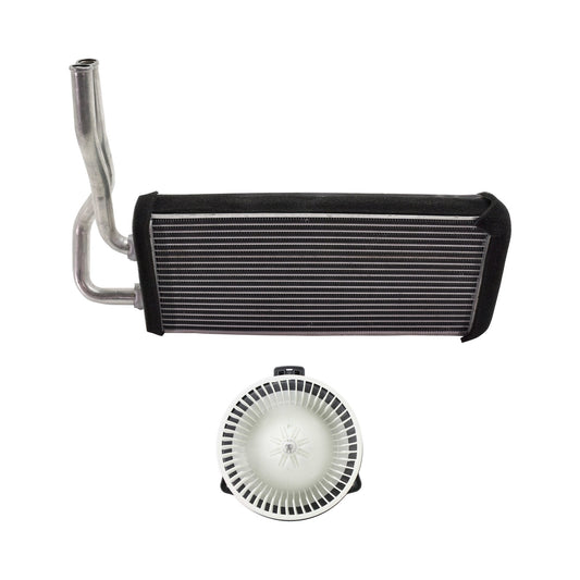 2-Piece Kit Heater Core, includes (1) Blower Motor and (1) Heater Core