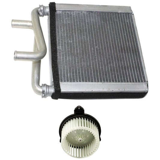 2-Piece Kit Heater Core Includes (1) Blower Motor and (1) Heater Core