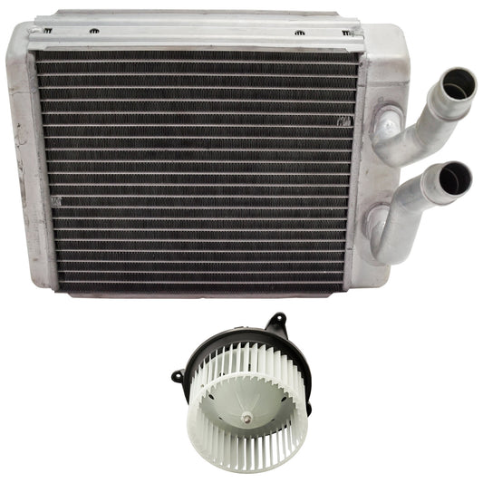 2-Piece Kit Heater Core Includes (1) Blower Motor and (1) Heater Core