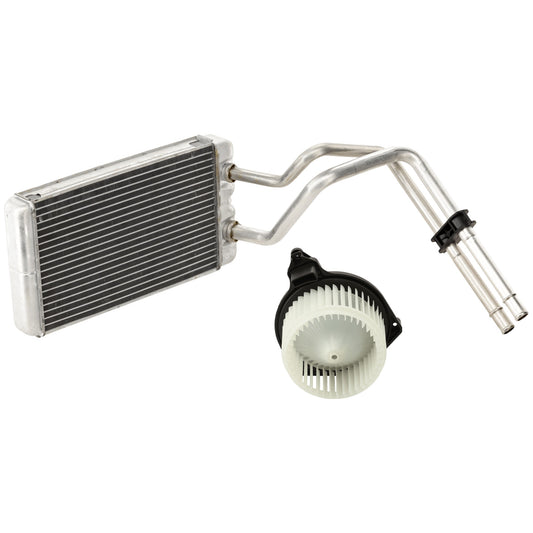 2-Piece Kit Heater Core, Includes (1) Blower Motor and (1) Heater Core
