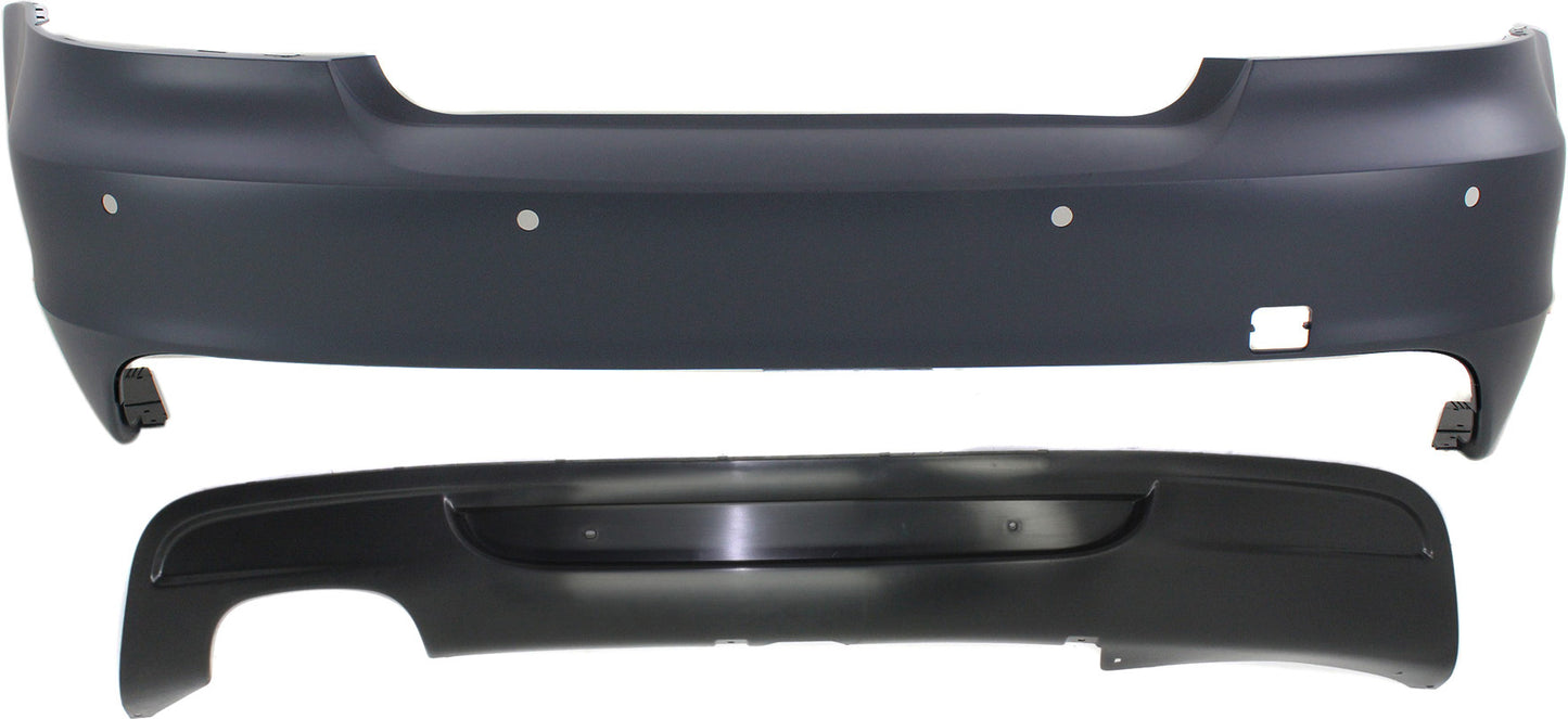 2-Piece Kit, Rear Primed Bumper Cover, Includes (1) Bumper Cover and (1) Valance