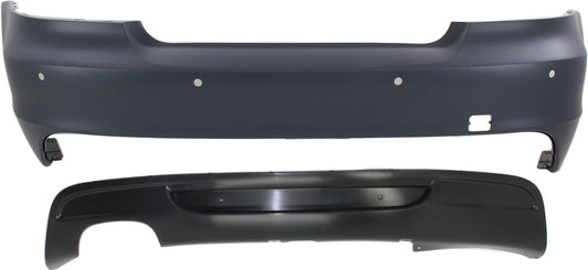 2-Piece Kit, Rear Primed Bumper Cover, Includes (1) Bumper Cover and (1) Valance