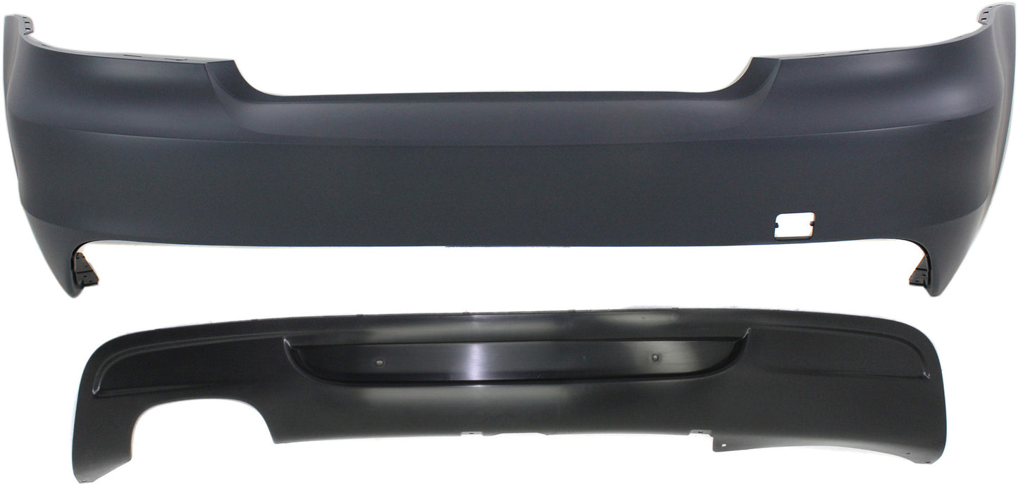 2-Piece Kit, Rear Primed Bumper Cover, Includes (1) Bumper Cover and (1) Valance