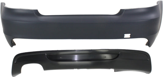 2-Piece Kit, Rear Primed Bumper Cover, Includes (1) Bumper Cover and (1) Valance