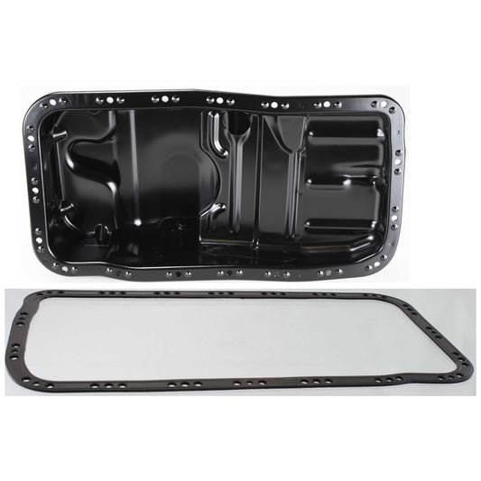 2-Piece Kit Steel Oil Pan, Includes (1) Oil Pan and (1) Oil Pan Gasket