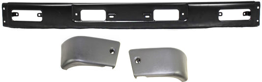 3-Piece Kit, Front Bumper, Painted Black, Includes (1) Bumper and (2) Bumper End